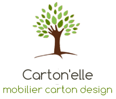 logo carton'elle, création de mobilier design